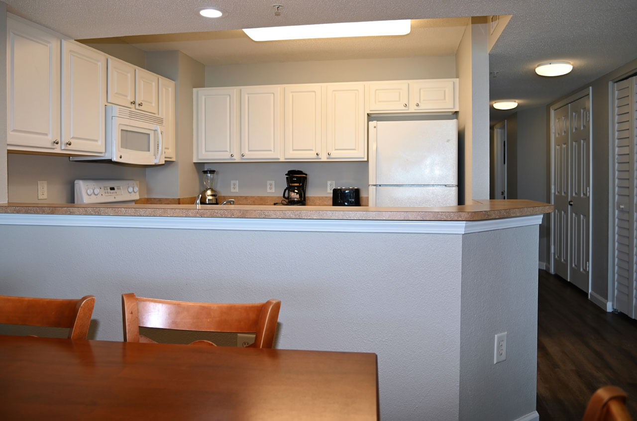 Kitchen and dining area
