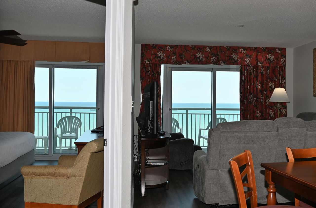 living room and Master bedroom
