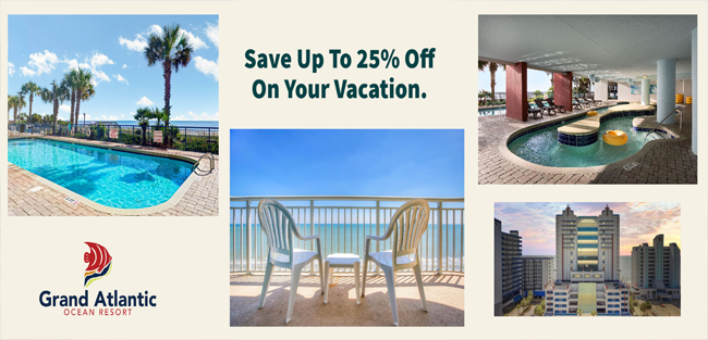 Save up to 25% off on your vacation