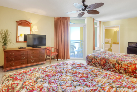 Oceanview Studio with 2 queen Beds